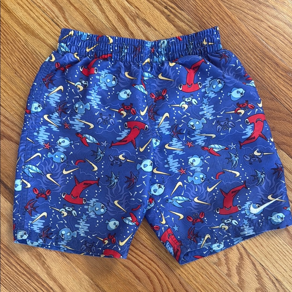 Blue Nike Swim Shorts